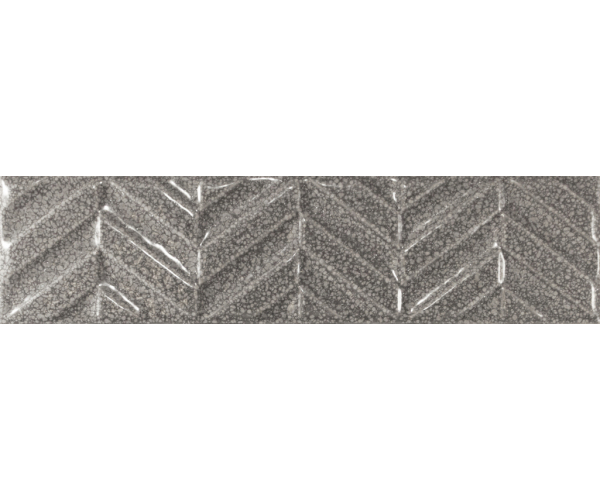 Retro dekor Equipe Cosmos Tweed Graphite 7,5x30 - šedá (skladem)
