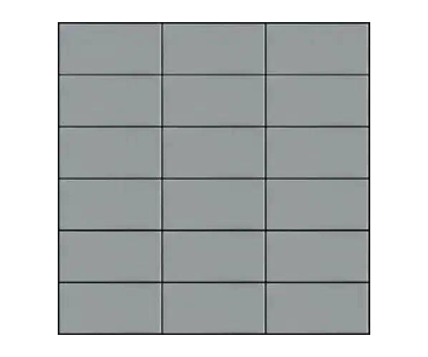 Mozaika Appiani Seta Cemento 30x30 (5x10) Matt. - šedá