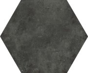 Dlažba jako beton Colorker Amazonia ZYX Black Hex 32x36,8  - antracitová