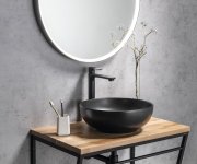 Sapho Ska Konzole S Policí 600x400x460mm, černá Mat