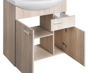 Aqualine Zoja Umyvadlová Skříňka 71,5x74x34cm, Dub Platin