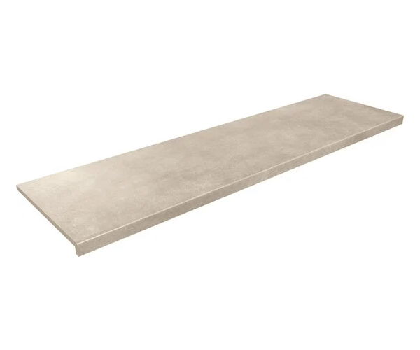Schodovka jako beton APE Work Peldano Recto Ant. C3 B Taupe 33x120 Rett. - béžová