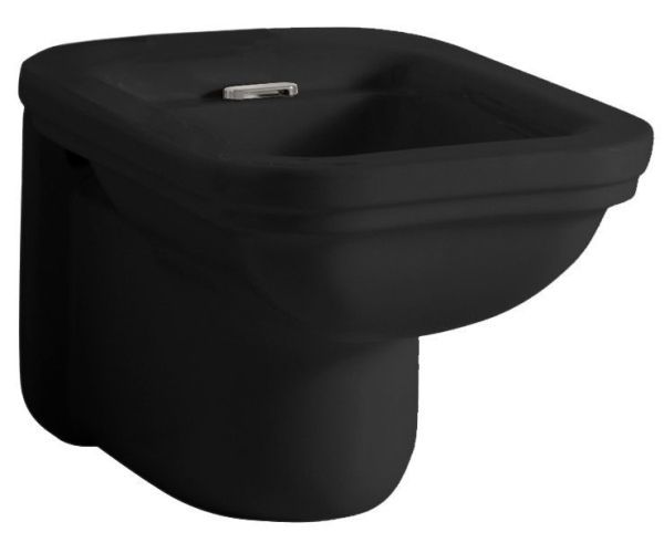 Kerasan Waldorf Bidet Závěsný 37x55cm, černá Mat