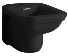 Kerasan Waldorf Bidet Závěsný 37x55cm, černá Mat