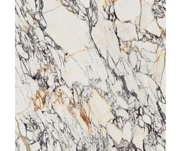 Dlažba jako mramor Flaviker Supreme Treasure Corchia Gold 120x120 Lux. Rett. - bílá