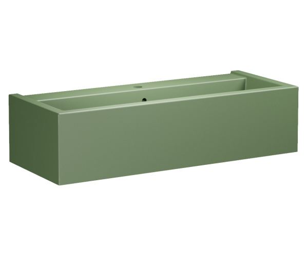 Kerasan Kanaal Keramické Umyvadlo 100x40cm, Verde Mat