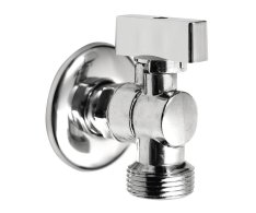 Aqualine Pračkový Kulový Ventil Se Zpětným Ventilem 1/2"x3/4" - L, Chrom