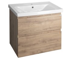 Aqualine Altair Umyvadlová Skříňka 67x60x45cm, Dub Emporio