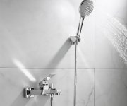 Aqualine Ritmo Nástěnná Vanová Baterie, Chrom