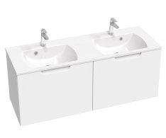 Skříňka pod dvojumyvadlo Classic II - SD Classic II 130 skříňka pod dvojumyvadlo bílá/bílá