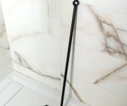 Aqualine Podlahová Stěrka 300x890mm, černá