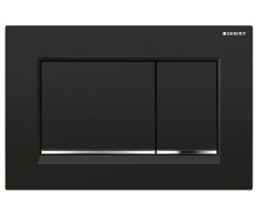 Geberit Sigma30 Ovládací Tlačítko, černá Lesk/chrom