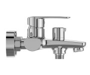 Mereo Vanová Nástěnná Baterie, Pego, 150 Mm, S Keramickým Přepínačem, Bez Příslušenství, Chrom