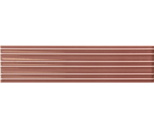 Obklad Equipe Lumina Roan Rouge Rivia 6X24,6 Luc. - růžová