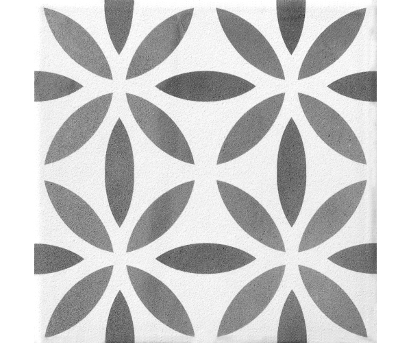 Retro dlažba Tonalite Aquarel Decoro Antares Grigio 15x15