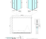 Polysan Deep Obdélníkový Sprchový Kout 1000x750mm L/p Varianta, čiré Sklo