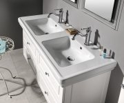 Gsi Classic Keramické Dvojumyvadlo 125x54 Cm, Bílá Extraglaze
