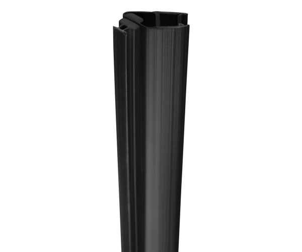 Gelco Set Magnetických Těsnění 45°pro Sklo 8mm A Profil , 2000mm, černá (2ks)