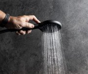 Sapho Ruční Masážní Sprcha, 3 Režimy Sprchování + Režim Oplach, Silikon Trysky, Průměr 120mm, Abs/černá Mat