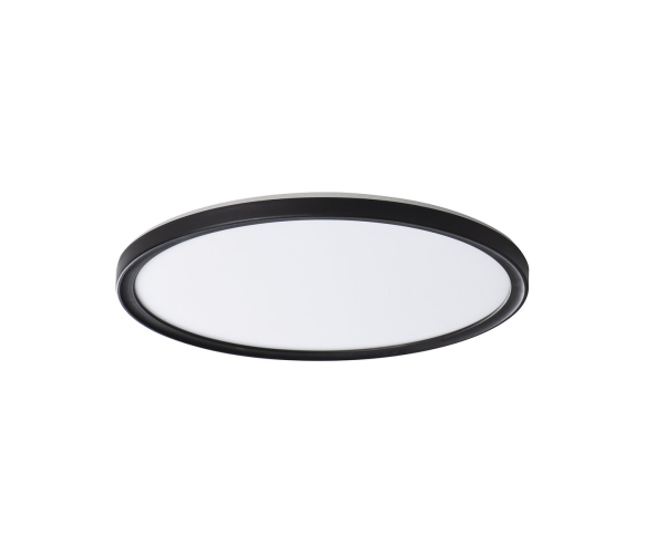 Miledo Azpo Stropní Led Svítidlo, ø 290mm, 18,5w, 3000/4000/6000k, Ip54, černá Mat