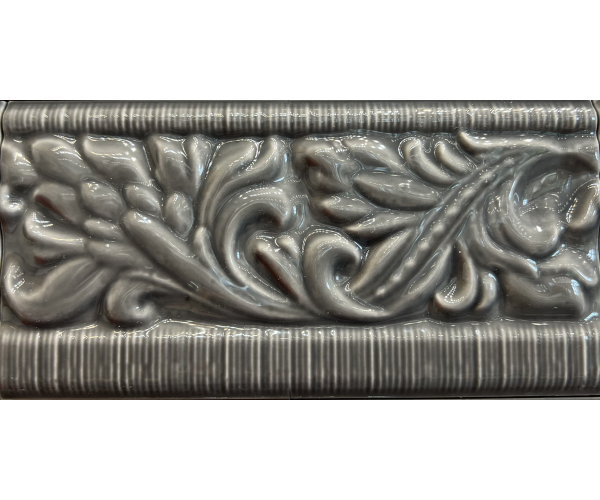 Retro listela Equipe Evolution Vitex Gris Oscuro 7,5x15 - šedá (skladem)