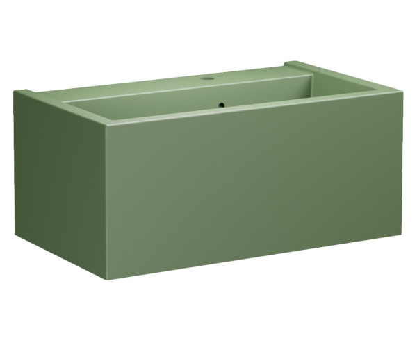 Kerasan Kanaal Keramické Umyvadlo 80x46,5cm, Verde Mat