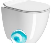 Gsi Pura Wc Mísa Stojící, Swirlflush, 36x50cm, Spodní/zadní Odpad, Bílá Extraglaze