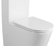 Sapho Avis Wc Kombi, Vortex Rimless, Spodní/zadní Odpad, Bílá