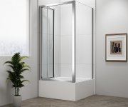 Polysan Deep Obdélníkový Sprchový Kout 1000x750mm L/p Varianta, čiré Sklo