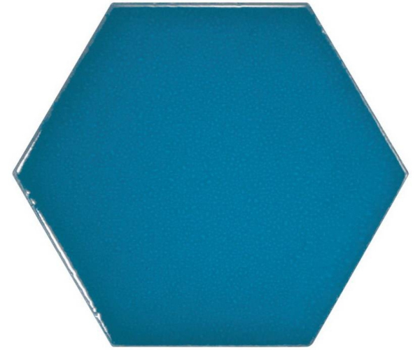 Obklad Equipe Scale Hexagon Electric Blue 12,4x10,7 - modrá