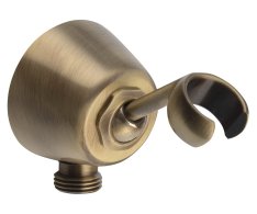 Sapho Držák Sprchy Kulatý, Otočný, S Vyústěním, Bronz