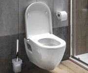 Sapho Závěsné Wc Nera S Podomítkovou Nádržkou A Tlačítkem Schwab, Bílá