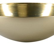 Sapho Murano Soft Brown Skleněné Umyvadlo Na Desku, Průměr 40cm, Zlatá/stříbrná