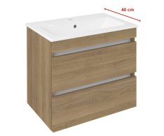 Sapho Ezara Umyvadlová Skříňka 58x54x39cm, Dub Cuneo