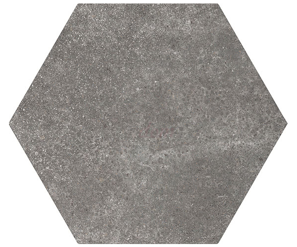 Dlažba jako beton Equipe Hexatile Cement Black 17,5x20 Matt. - antracitová