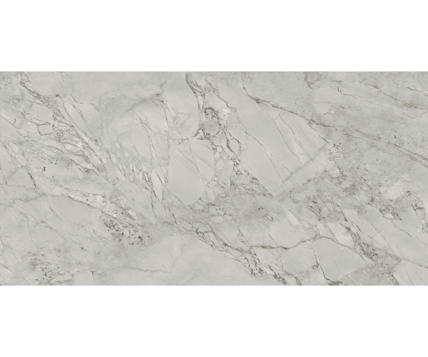 Dlažba jako mramor Marca Corona Scultorea Foam Grey 60x120 Velvet Rett. - šedá