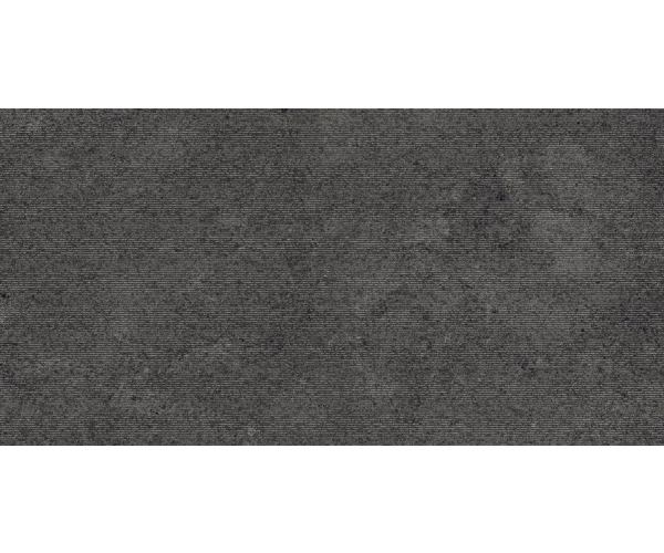 Protiskluzná dlažba jako kámen Sant Agostino Highstone Rigato Dark 60x120 - antracitová