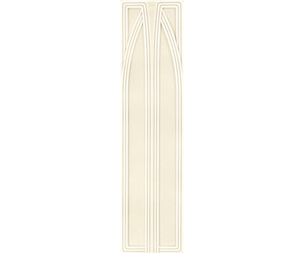 Retro dekor Grazia Epoque Belvedere Beige/Ivory Matt 20x80 - béžová