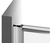 Sprchové dveře Pivot PDOP1 - PDOP1 90, satin+transparent 03G70U00Z1