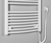 Aqualine Orbit-e Elektrické Otopné Těleso Oblé 450x960 Mm, 300 W, Bílá