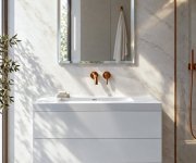 Aqualine Flanco Zrcadlo S Fazetou 50x80cm, Cu Free