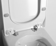 Creavit Glanc Wc Sedátko, Slim, Soft Close, Bílá