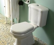 Kerasan Retro Wc Kombi, Zadní Odpad, Bílá-chrom