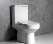 Aqualine Vermet Wc Kombi, Spodní/zadní Odpad, Bílá