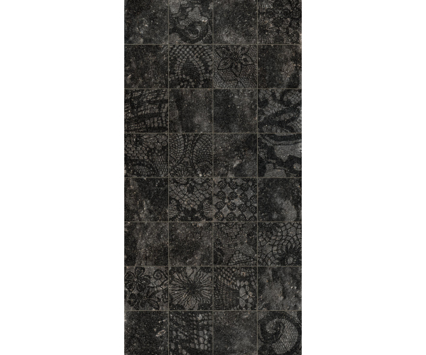 Dlažba jako kámen Piemme Ibla Tombolo Dark 60x120 Lapp. Rett. - antracitová