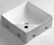 Aqualine Nexa Keramické Umyvadlo Rohové 30x30cm, Bílá