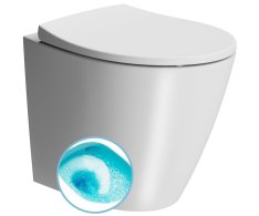 Gsi Modo Wc Mísa Stojící, Swirlflush, 37x52cm, Spodní/zadní Odpad, Bílá Dual-mat