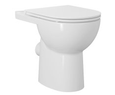 Sapho Sanivex Wc Kombi Mísa, Zvýšený Sedák, Rimless, 63,5 X35,5cm, Spodní/zadní Odp