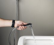 Sapho Nástěnný Ventil S Ruční Bidetovou Sprškou A Bezpečnostní Pojistkou,hranatý,chrom