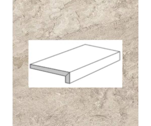 2cm dlažba jako kámen Castelvetro Quartz Stones Silver Elemento L C.R. Lineare 30x60 - šedá